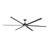 Ventilador de techo Faro Rotterdam XXL30 Negro Luz LED 300 cm