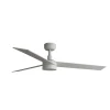 Ventilador Faro Rudder-3 L blanco o fresno Luz LED 132 cm