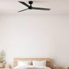 Ventilador Faro Rudder-3 L Negro o nogal Sin Luz 132 cm