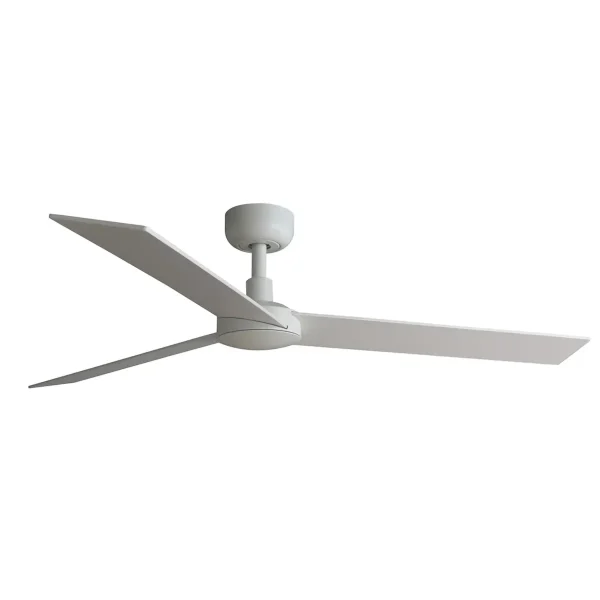 Ventilador Faro Rudder-3 L Blanco o fresno Sin Luz 132 cm