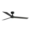 Ventilador Faro Rudder-3 L Negro o nogal Sin Luz 132 cm