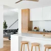 Ventilador Faro Rudder-3 L Blanco o fresno Sin Luz 132 cm