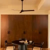 Ventilador Faro Rudder-3 L Negro o nogal Sin Luz 132 cm