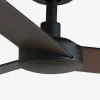 Ventilador Faro Rudder-3 L Negro o nogal Sin Luz 132 cm