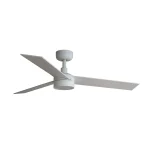 Ventilador Faro Rudder-3 S blanco o fresno Luz LED 106 cm