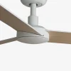 Ventilador Faro Rudder-3 S blanco o fresno Sin Luz 106 cm