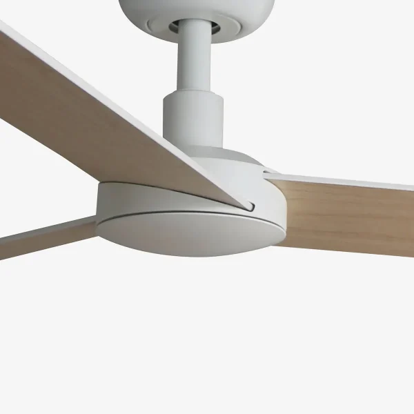 Ventilador Faro Rudder-3 S blanco o fresno Sin Luz 106 cm