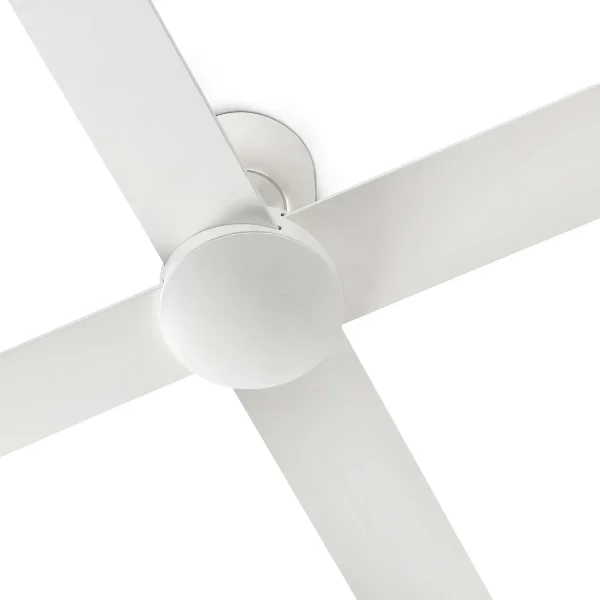 Ventilador Faro Rudder-4 L blanco o fresno Sin Luz 132 cm