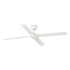 Ventilador Faro Rudder-4 L blanco o fresno Sin Luz 132 cm