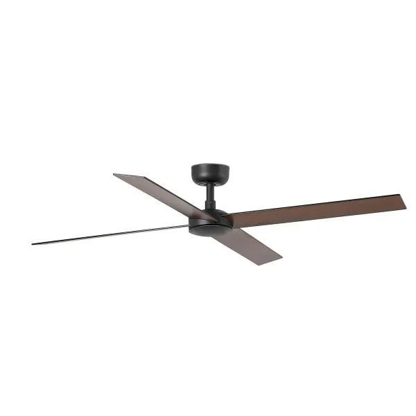 ventilador-techo-faro-rudder-4-l-sin-luz-motor-dc-4-aspas-34356 Ventilador Faro Rudder-4 L negro o nogal Sin Luz 132 cm