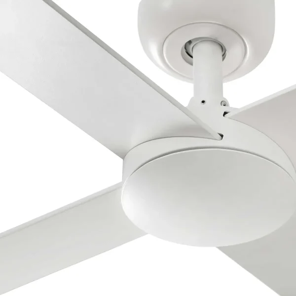 Ventilador Faro Rudder-4 L blanco o fresno Sin Luz 132 cm