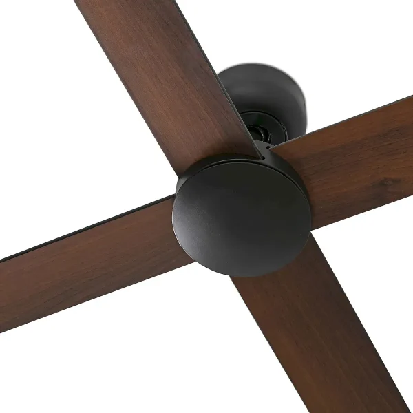 ventilador-techo-faro-rudder-4-l-sin-luz-motor-dc-mando-negro-34356 Ventilador Faro Rudder-4 L negro o nogal Sin Luz 132 cm