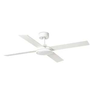 ventilador-techo-faro-saint-l-led-motor-dc-4-aspas-34265 Ventilador de techo Faro Saint L Blanco Luz LED 132 cm
