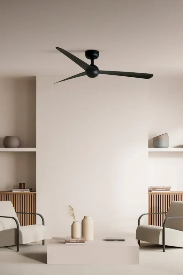 Ventilador de techo Faro Sfera M Negro Sin Luz 125 cm