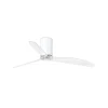 ventilador-techo-faro-tube-l-sin-luz-motor-dc-3-aspas-32038 Ventilador Faro Tube L Blanco brillo Transparente Sin Luz 128 cm