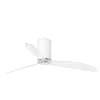 ventilador-techo-faro-tube-l-sin-luz-motor-dc-3-aspas-32039 Ventilador Faro Tube L Blanco mate Transparente Sin Luz 128 cm