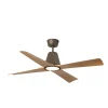 Ventilador de techo Faro Typhoon M Marron Arce Luz LED 127 cm
