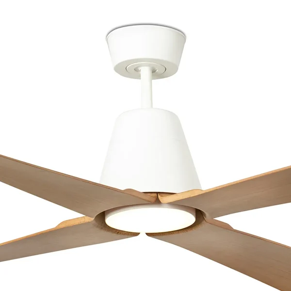Ventilador de techo Faro Typhoon M Blanco Arce Luz LED 127 cm