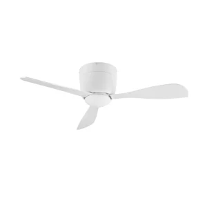 Ventilador de techo Forlight Bora blanco LED 123 cm