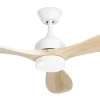ventilador-techo-forlight-calar-l-led-motor-dc-blanco-madera-clara-ve-0023-bla Ventilador de techo Forlight Calar L blanco pino LED 132 cm