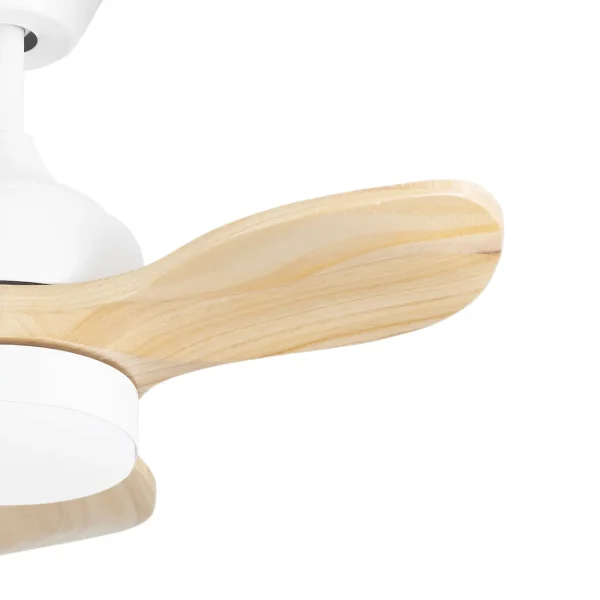 ventilador-techo-forlight-calar-s-led-motor-dc-blanco-madera-clara-ve-0022-bla Ventilador de techo Forlight Calar S blanco pino LED 75 cm