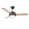 ventilador-techo-forlight-klar-led-3-aspas-abellana-30-4864-j7-f9 Ventilador Forlight Klar marrón aspa abellana ó marrón LED 106 cm