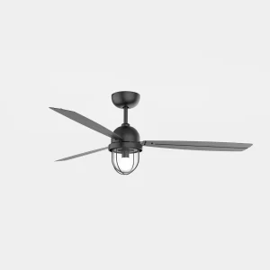 Ventilador de techo Forlight Mariner Negro LED 134 cm