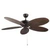 Ventilador de techo Forlight Phuket marrón sin luz 132 cm