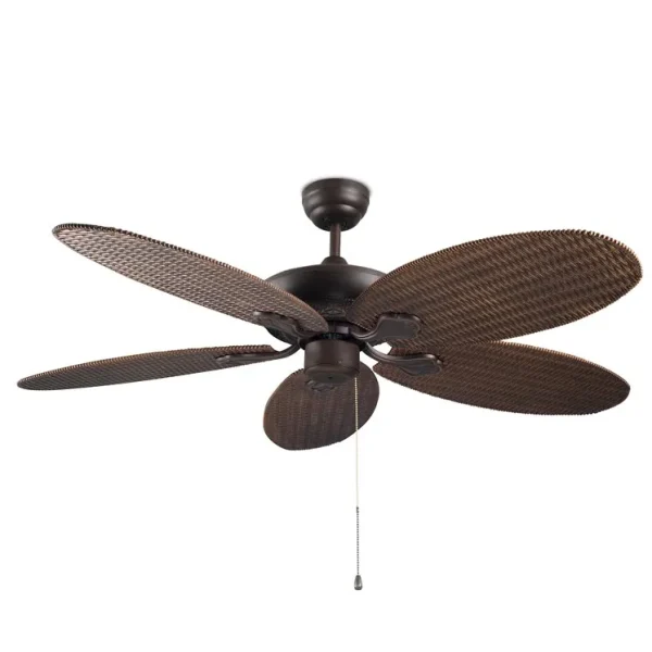 Ventilador de techo Forlight Phuket marrón sin luz 132 cm