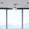 ventilador-techo-forlight-sirocco-led-motor-dc-niquel-satinado-30-7657-81-ec Ventilador Forlight Sirocco níquel transparente LED 132 cm