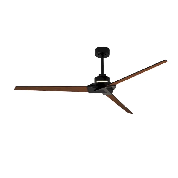 ventilador-techo-mantra-brisa-led-motor-dc-negro-madera-oscura-8723 Ventilador de techo Mantra Brisa Negro Madera oscura Luz LED 177 cm