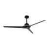 Ventilador Mantra Brisa MINI Negro Madera oscura Luz LED 150 cm