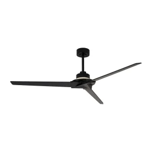 ventilador-techo-mantra-brisa-mini-led-motor-dc-3-aspas-madera-oscura-8725 Ventilador Mantra Brisa MINI Negro Madera oscura Luz LED 150 cm