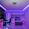 ventilador-techo-mantra-gamer-big-led-rgb-motor-dc-mando-negro-7862 Ventilador Mantra Gamer BIG Negro Transparentes Luz LED 55,6 cm