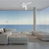 Ventilador de techo Mantra Groenland S Blanco Luz LED 102 cm