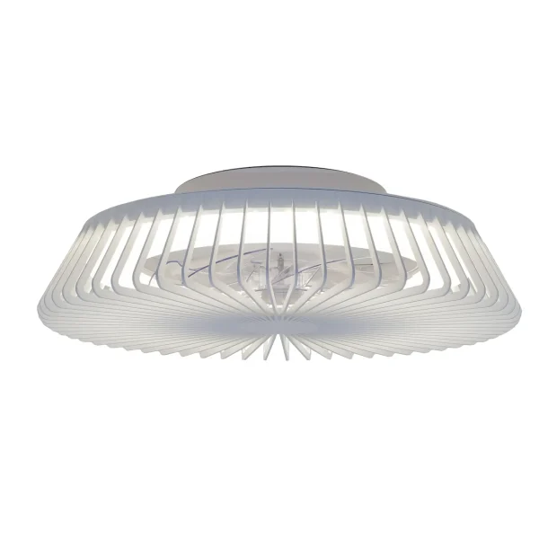 ventilador-techo-mantra-himalaya-led-motor-dc-mando-blanco-7120 Ventilador Mantra Himalaya Blanco Transparentes Luz LED 63 cm