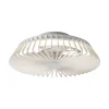 ventilador-techo-mantra-himalaya-mini-led-motor-dc-7-aspas-8196 Ventilador Mantra Himalaya MINI Blanco Transparentes Luz LED 53 cm