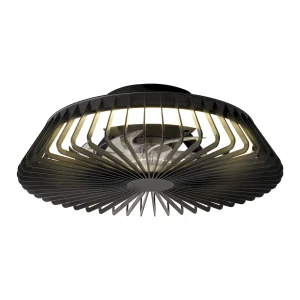 ventilador-techo-mantra-himalaya-mini-led-motor-dc-7-aspas-8197 Ventilador Mantra Himalaya MINI Negro Transparentes Luz LED 53 cm