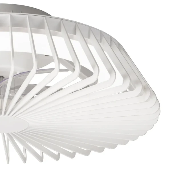ventilador-techo-mantra-himalaya-mini-led-motor-dc-blanco-8196 Ventilador Mantra Himalaya MINI Blanco Transparentes Luz LED 53 cm