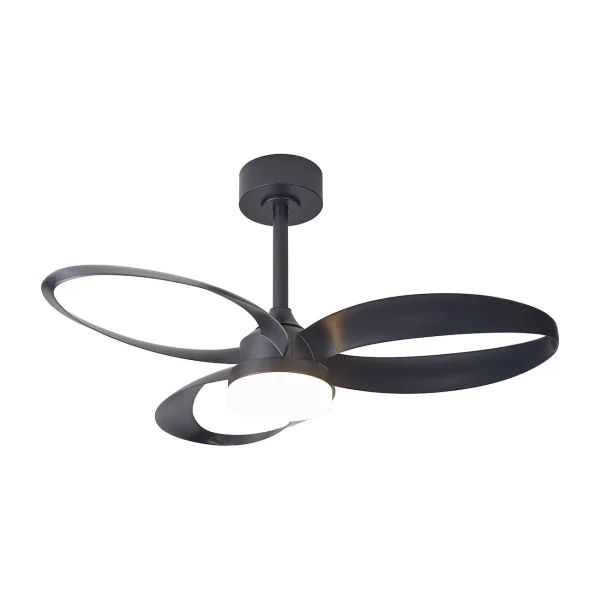 ventilador-techo-mantra-infinity-fan-led-motor-dc-negro-8701 Ventilador de techo Mantra Infinity Fan Negro Luz LED 92,5 cm