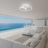 ventilador-techo-mantra-nature-led-mando-app-motor-dc-blanco-7807 Ventilador de techo Mantra Nature Blanco Luz LED 79 cm
