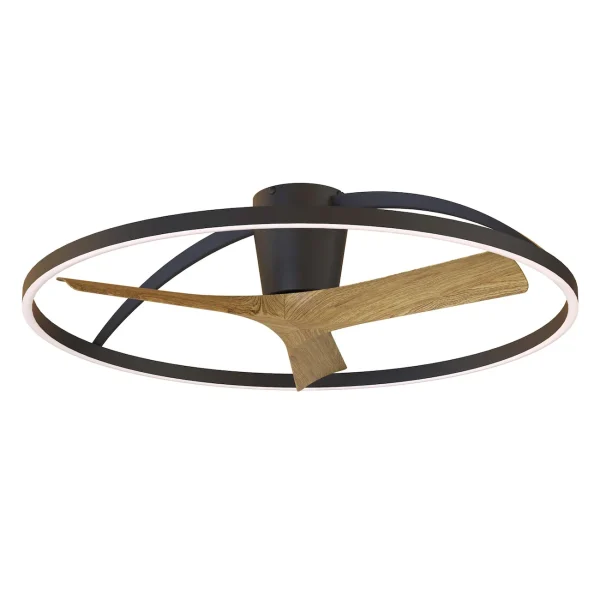 ventilador-techo-mantra-nepal-ii-led-motor-dc-3-aspas-madera-clara-9487 Ventilador de techo Mantra Nepal II Negro Madera clara Luz LED 100 cm