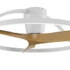 ventilador-techo-mantra-nepal-ii-led-motor-dc-blanco-madera-clara-9486 Ventilador Mantra Nepal II Blanco Madera clara Luz LED 100 cm