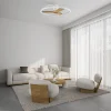 Ventilador Mantra Nepal II MINI Blanco Madera clara Luz LED 75 cm
