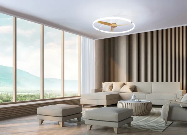 ventilador-techo-mantra-nepal-led-mando-app-motor-dc-bajo-consumo-blanco-madera-clara-7532 Ventilador de techo Mantra Nepal Blanco Madera clara Luz LED 105 cm