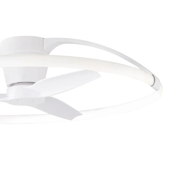 ventilador-techo-mantra-nepal-led-motor-dc-3-aspas-7530 Ventilador de techo Mantra Nepal Blanco Luz LED 105 cm