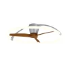 ventilador-techo-mantra-nepal-led-motor-dc-3-aspas-madera-oscura-7533 Ventilador de techo Mantra Nepal Plata Madera oscura Luz LED 105 cm