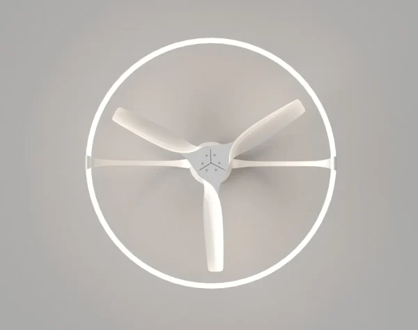 ventilador-techo-mantra-nepal-led-motor-dc-mando-blanco-7530 Ventilador de techo Mantra Nepal Blanco Luz LED 105 cm