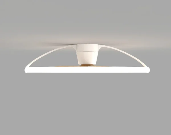ventilador-techo-mantra-nepal-led-motor-dc-mando-blanco-madera-clara-7532 Ventilador de techo Mantra Nepal Blanco Madera clara Luz LED 105 cm
