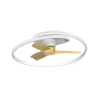 ventilador-techo-mantra-ocean-led-motor-dc-3-aspas-madera-clara-8235 Ventilador de techo Mantra Ocean Blanco Madera clara Luz LED 78 cm